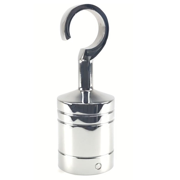 Polished Chrome Hook Decking Rope Fitting