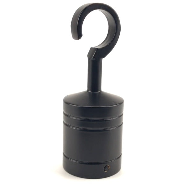 Powder Coated Black Hook Decking Rope Fitting