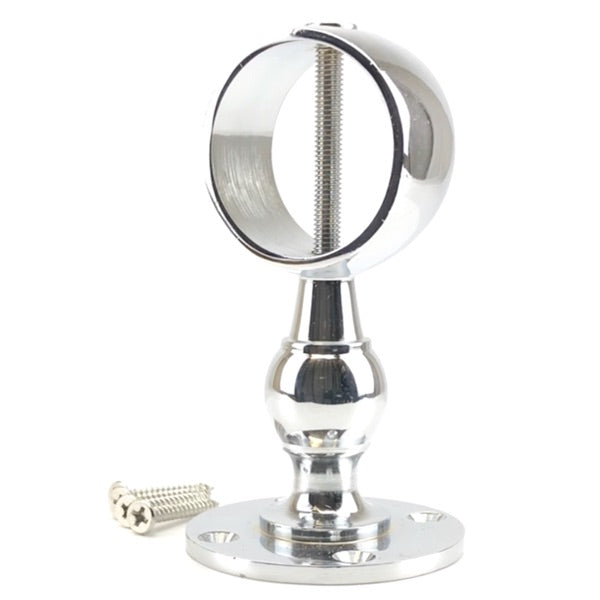 Polished Chrome Standard Hardrail Brackets Decking Rope Fitting