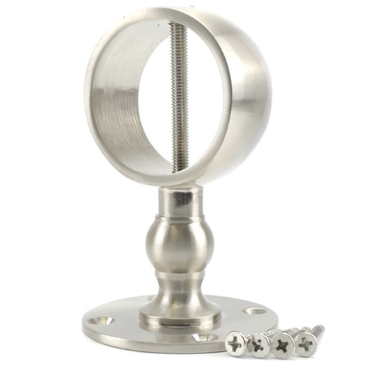 Satin Nickel Low Profile Hardail Brackets Decking Rope Fitting