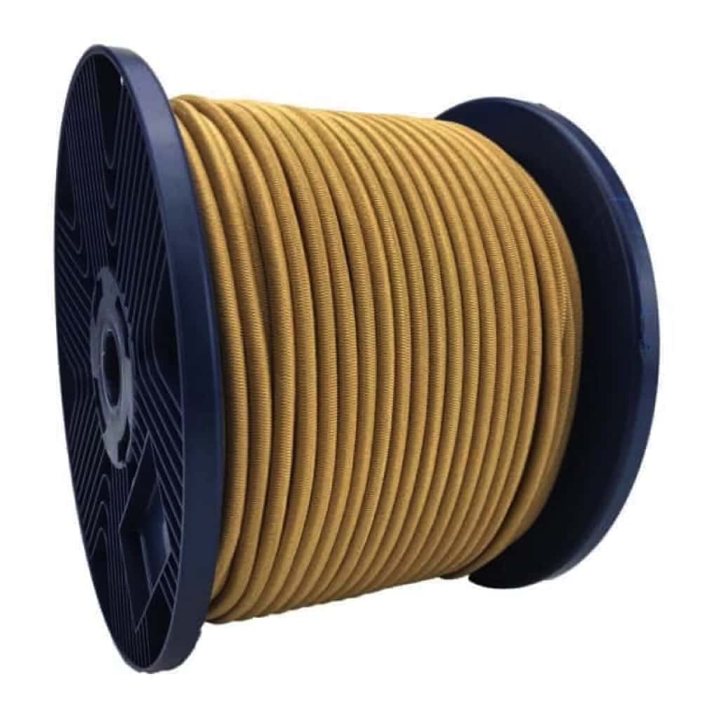 Beige Elastic Shock Cord Tie Down Rope