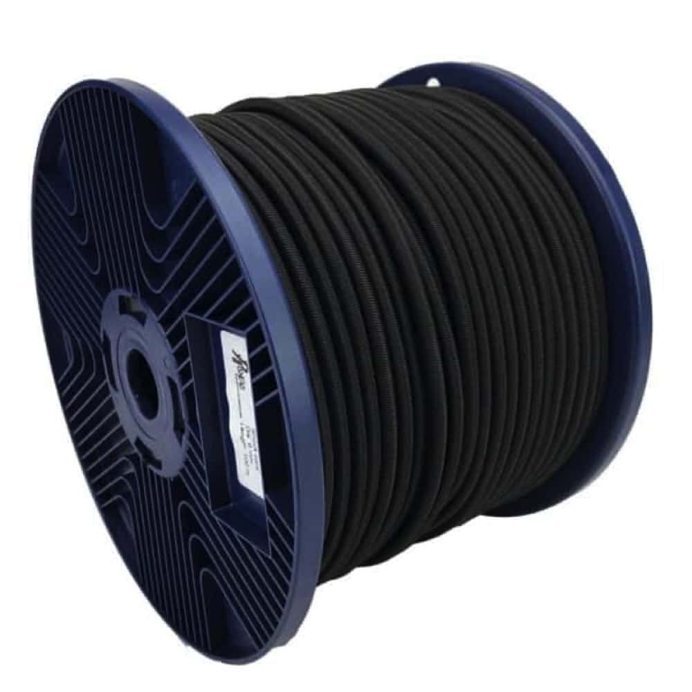 Black Elastic Shock Cord Tie Down Rope