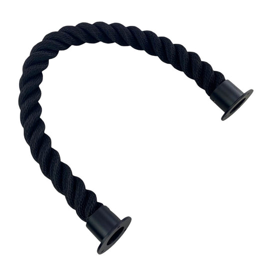 Synthetic Black Decking Rope Balustrade With Cup Ends