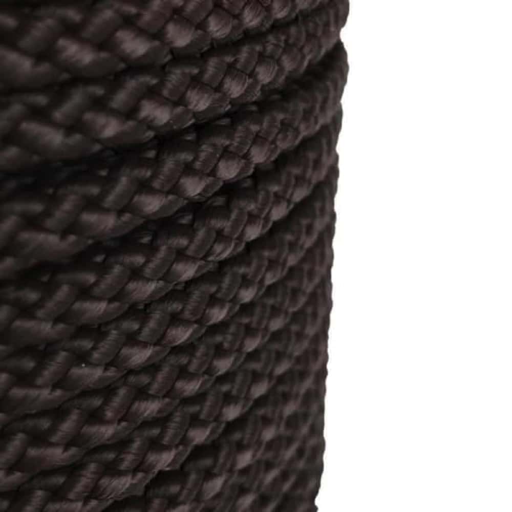 Brown Braided Polypropylene Tie Down Rope