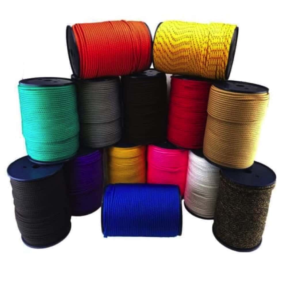 Fluorescent Yellow Braided Polypropylene Tie Down Rope