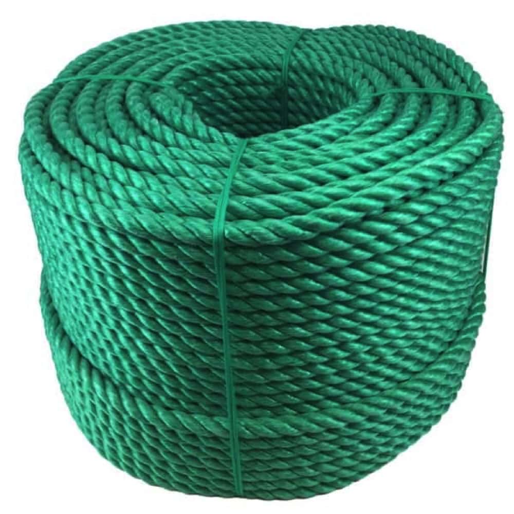 Green Polypropylene Tie Down Rope