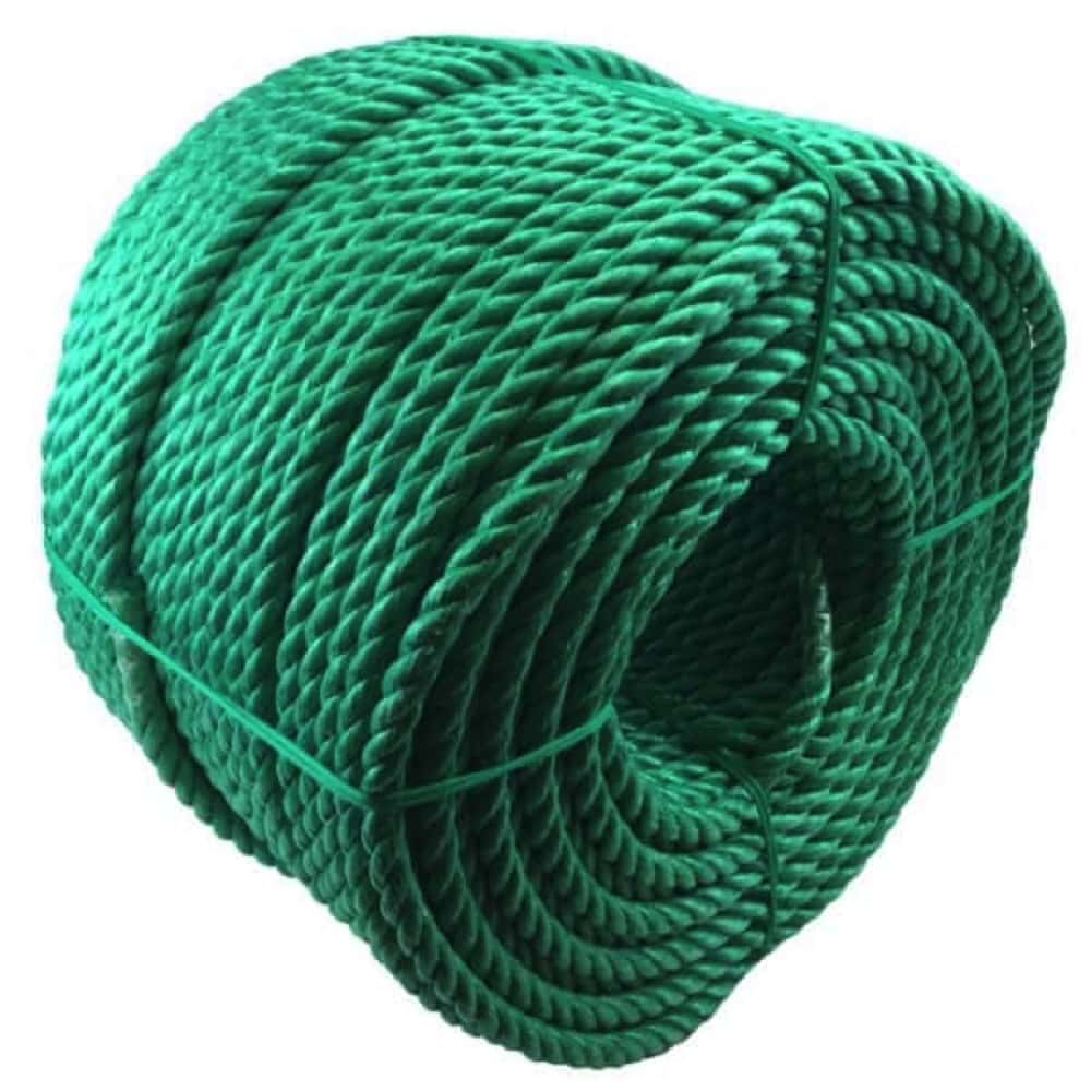 Green Polypropylene Tie Down Rope