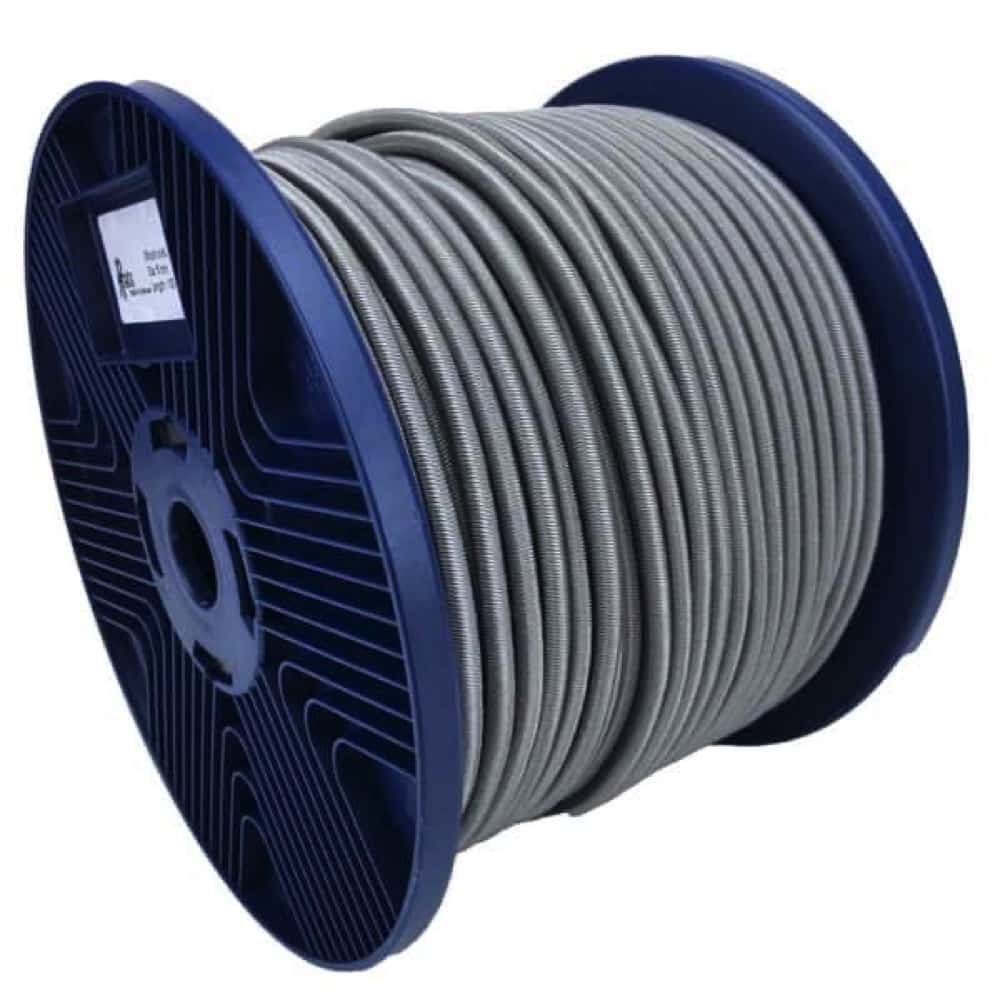 Grey Elastic Shock Cord Tie Down Rope