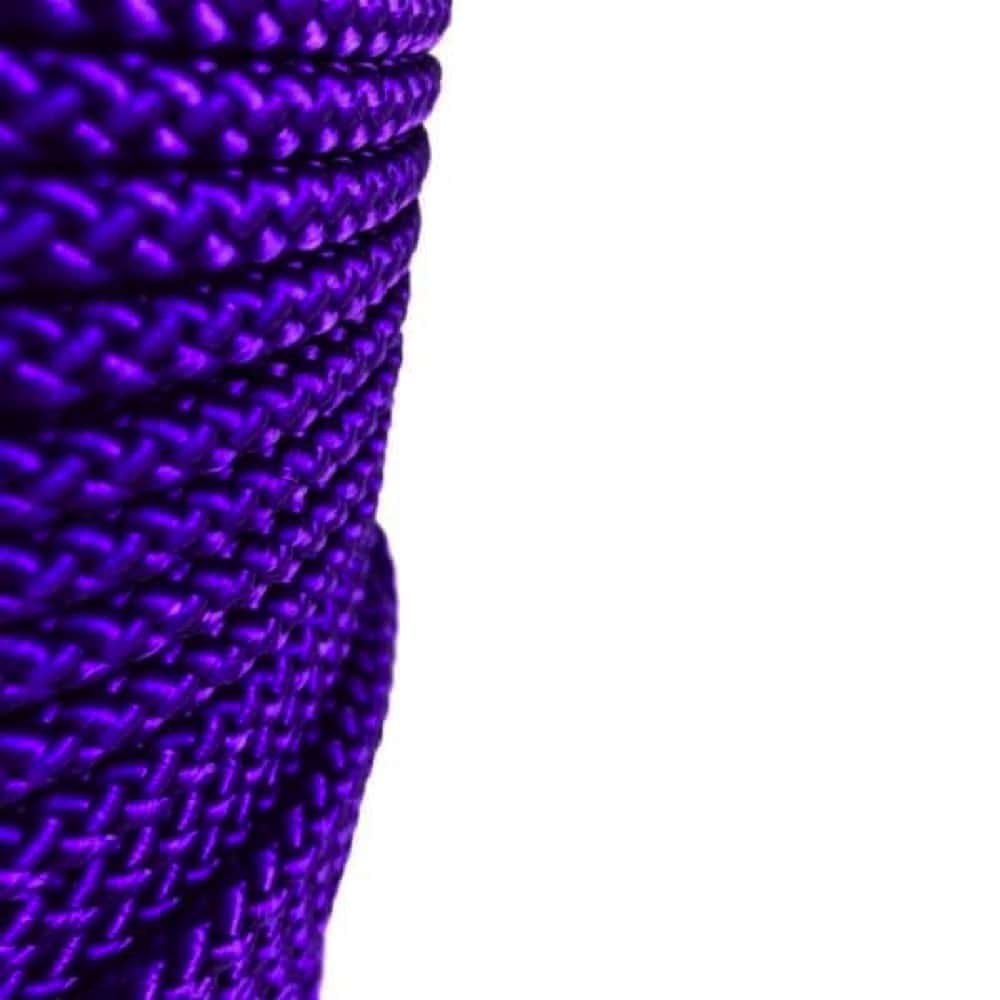 Purple Braided Polypropylene Tie Down Rope