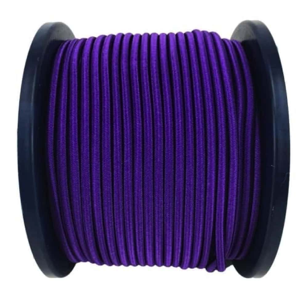 Purple Elastic Shock Cord Tie Down Rope