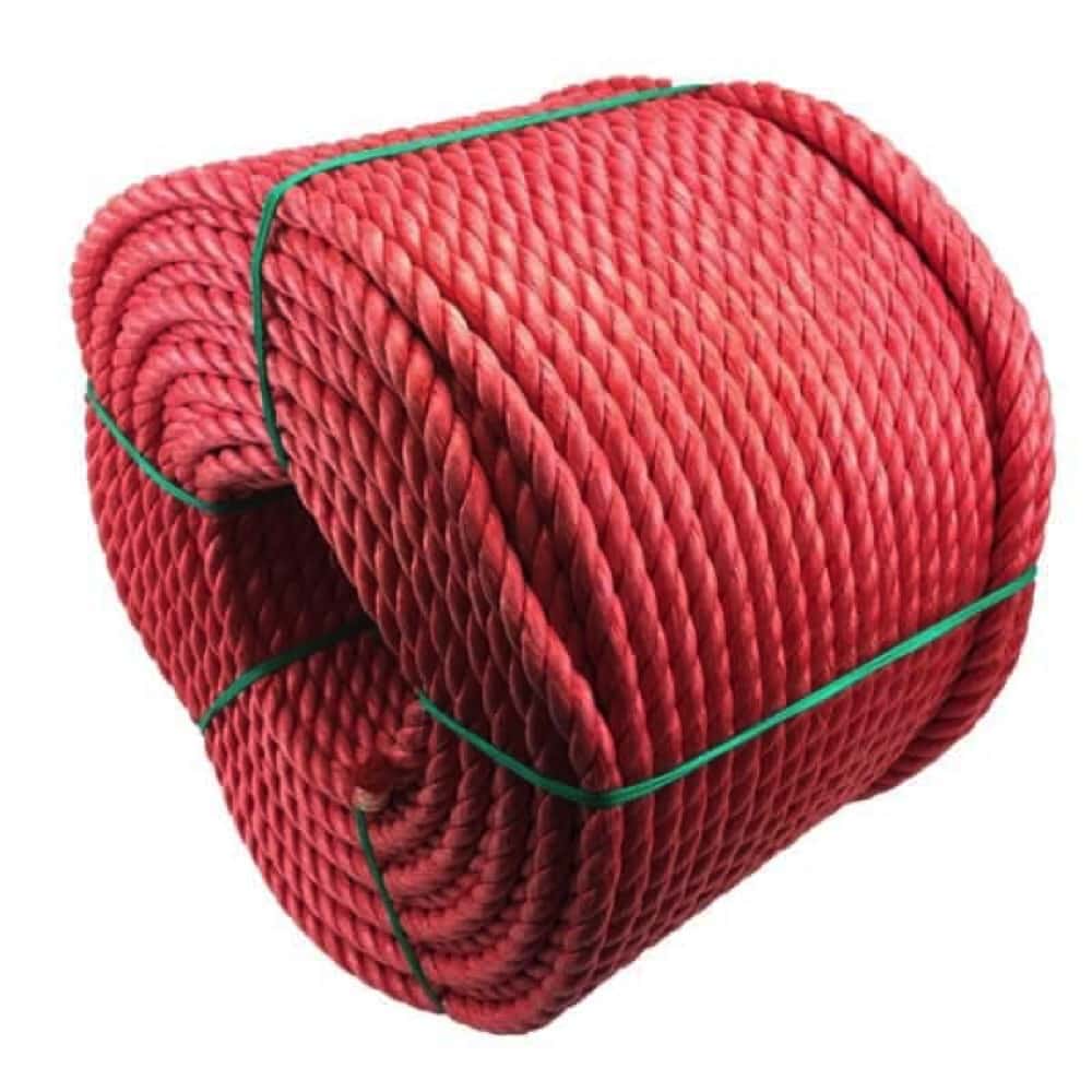 Red Polypropylene Tie Down Rope