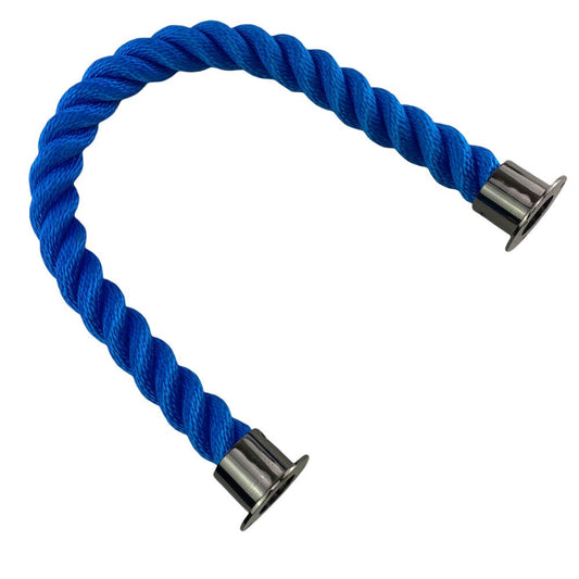 Synthetic Royal Blue Decking Rope Balustrade With Cup Ends
