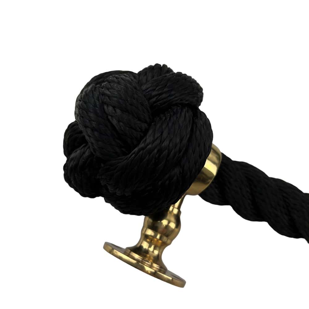 Synthetic Black Outdoor Handrail Rope