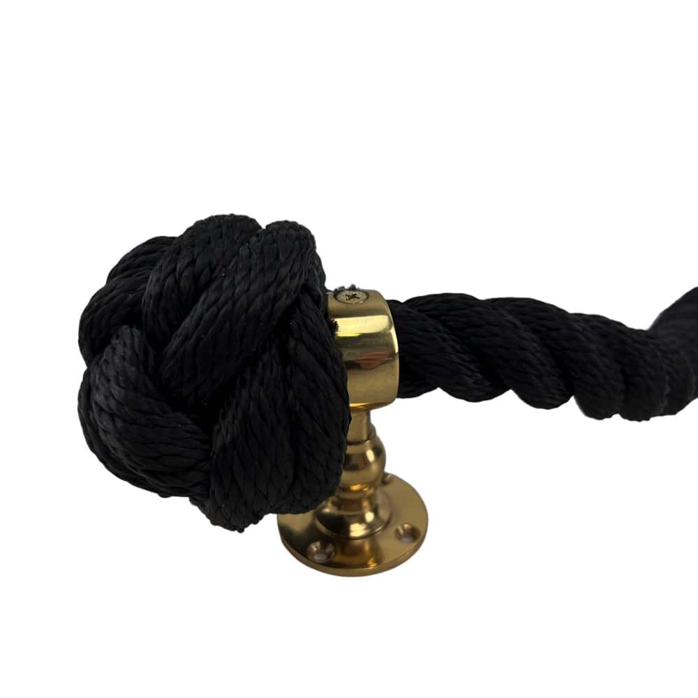 Synthetic Black Outdoor Handrail Rope