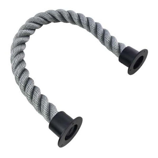 Synthetic Grey Decking Rope Balustrade With Cup Ends