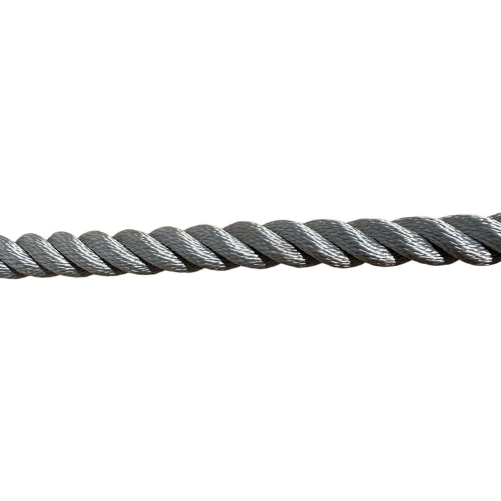 Synthetic Grey Decking Rope - Rope Sample