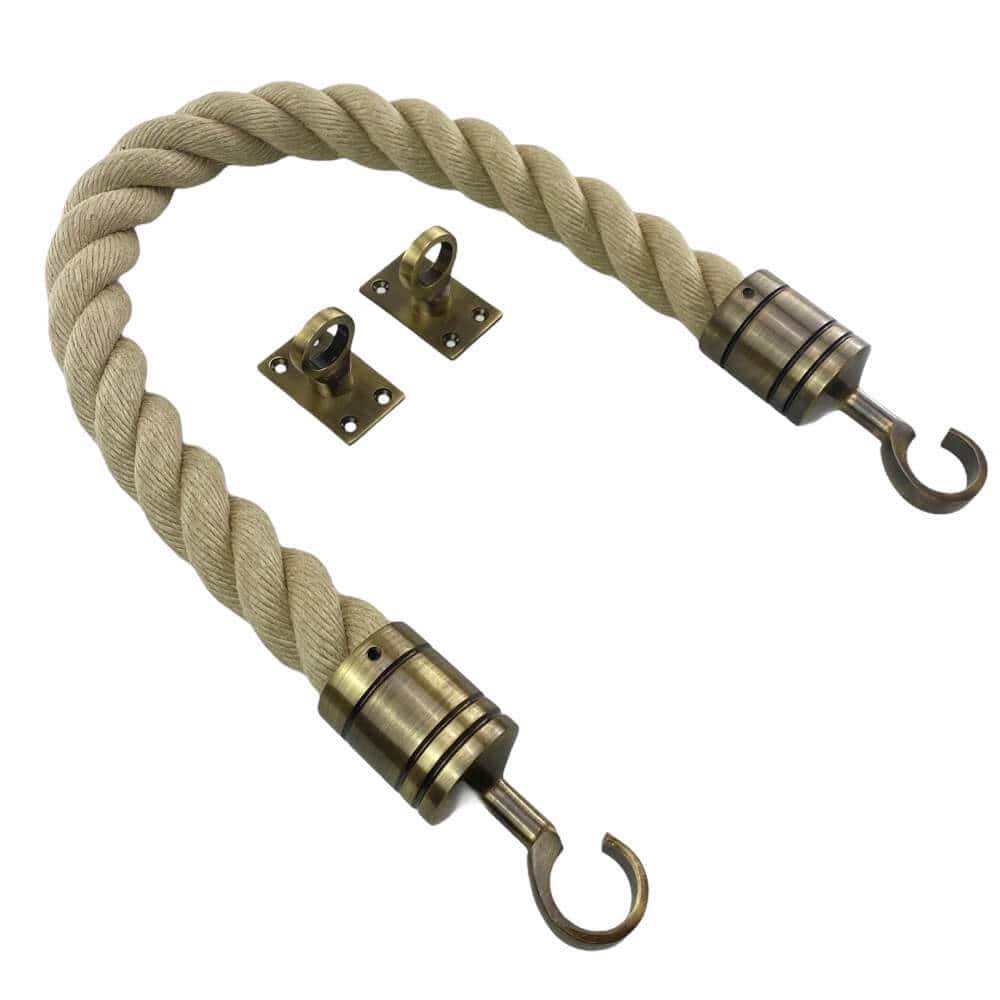 Synthetic Polyhemp Decking Rope Balustrade With Hook & Eye Plates