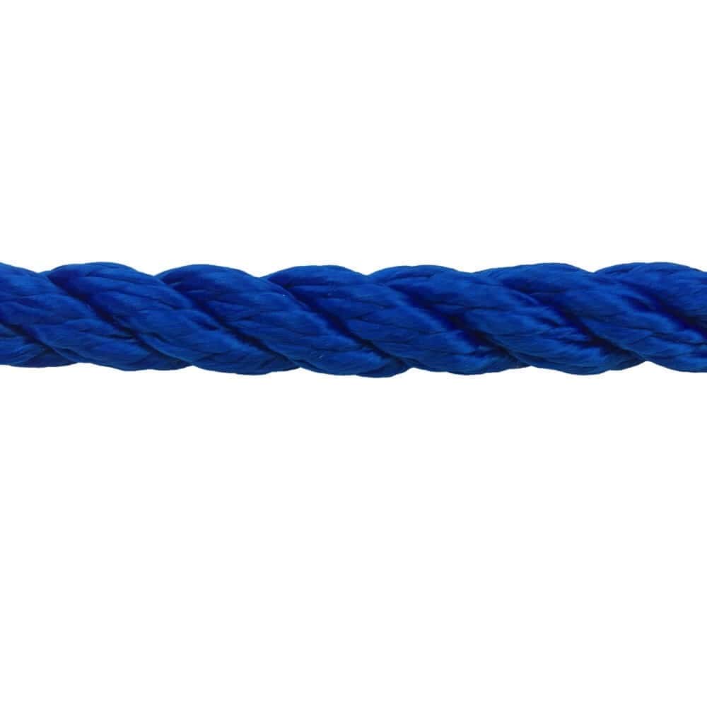 Synthetic Royal Blue Decking Rope - Rope Sample