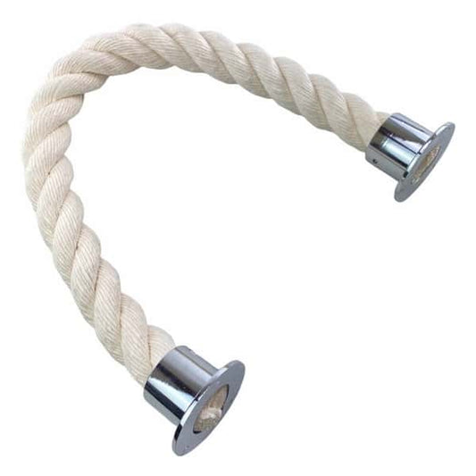 Synthetic White Cotton Decking Rope Balustrade With Cup Ends