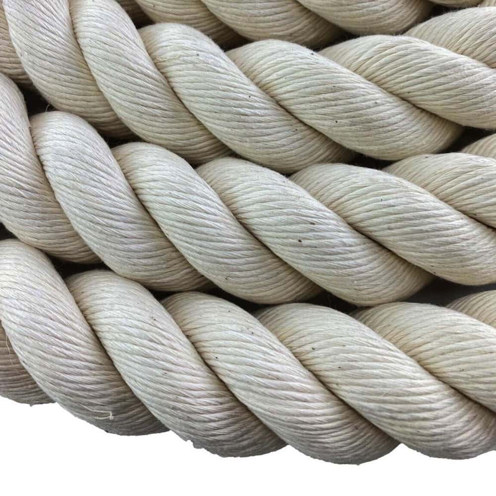 Synthetic White Cotton Decking Rope