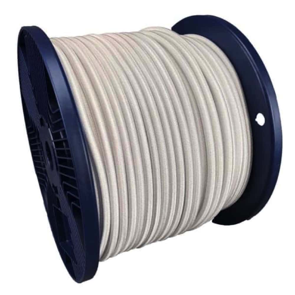 White Elastic Shock Cord Tie Down Rope