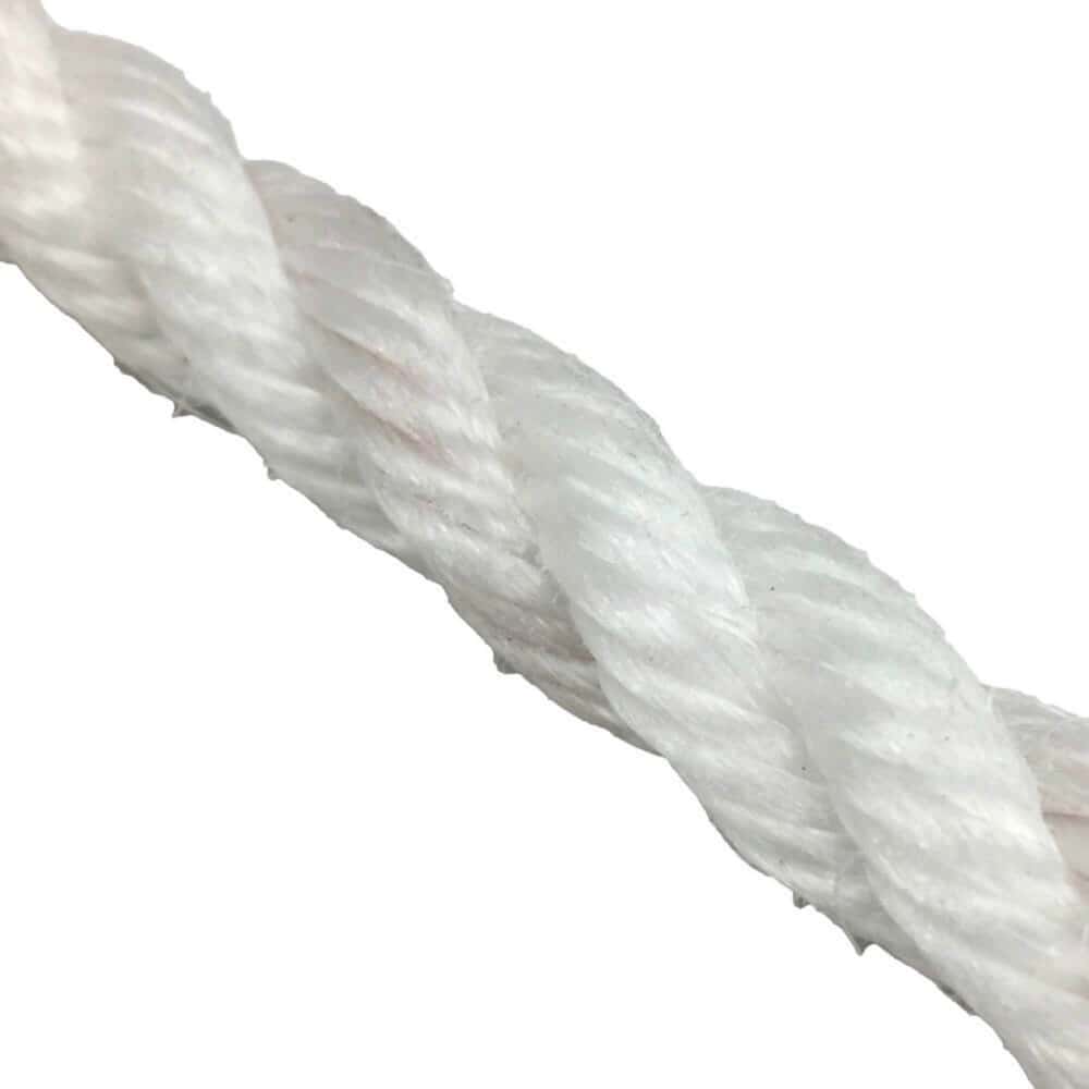 White Staplespun Decking Rope