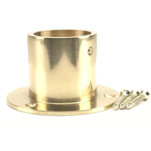 Polished Brass Cup End Decking Rope Fittings