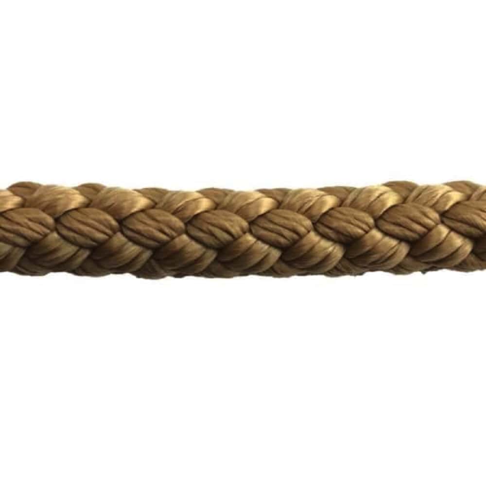 Beige Braided Polypropylene Tie Down Rope