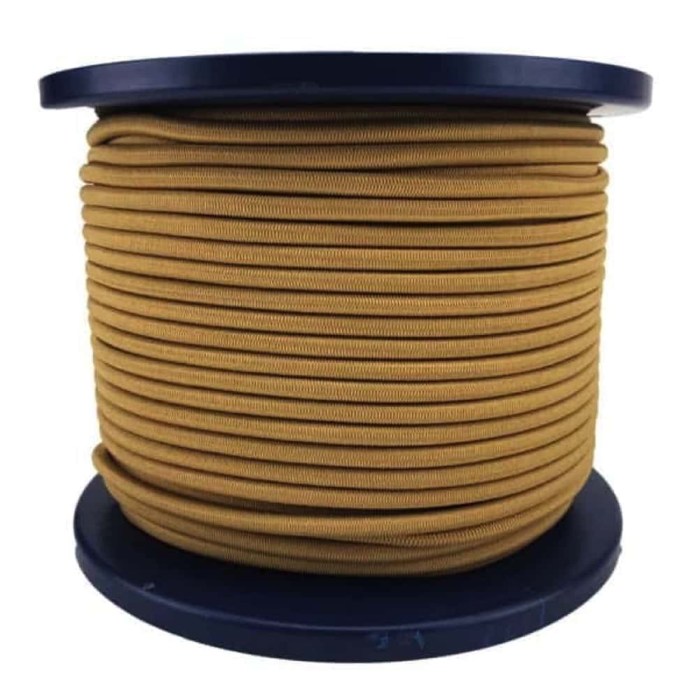 Beige Elastic Shock Cord Tie Down Rope