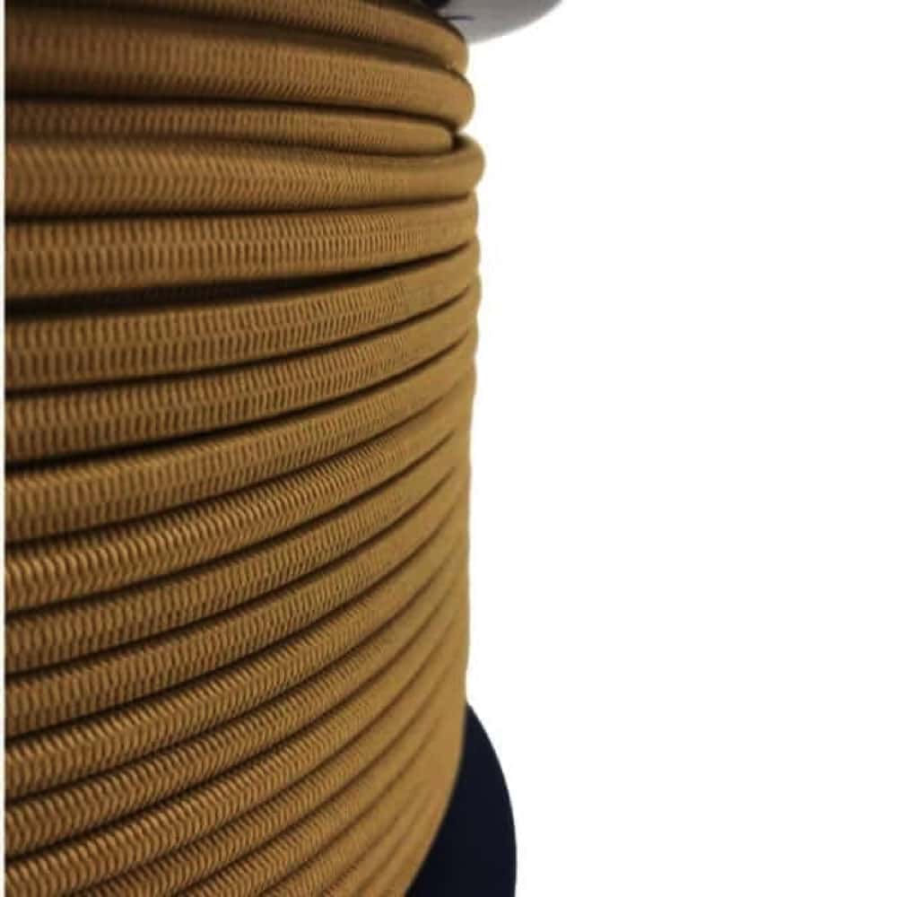 Beige Elastic Shock Cord Tie Down Rope