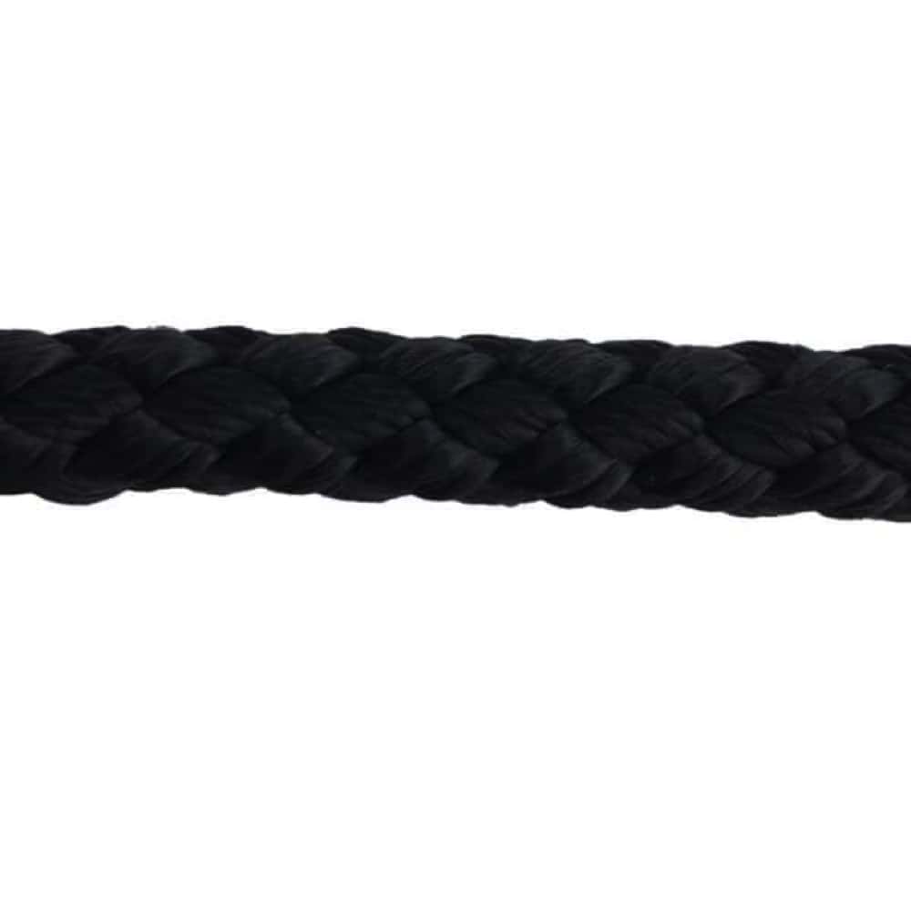Black Braided Polypropylene Tie Down Rope