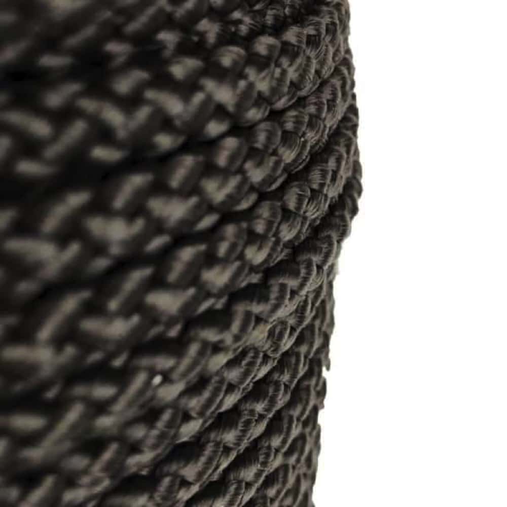 Shellac Fitting Rope Black Braided Polypropylene Tie Down Rope – Decking Rope Fittings