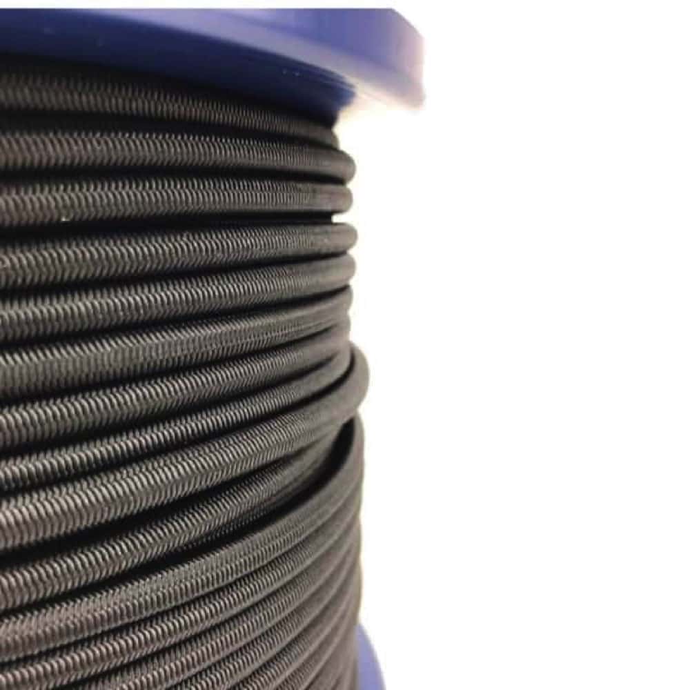 Shock Poly Rope Connectors Black Elastic Shock Cord Tie Down Rope – Decking Rope Fittings