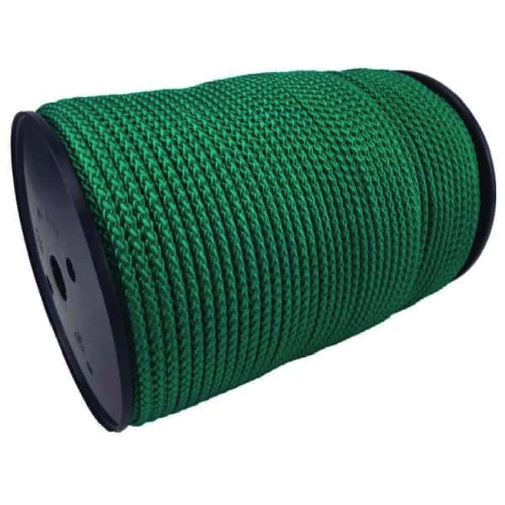 Emerald Green Braided Polypropylene Tie Down Rope – Decking Rope Fittings