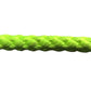 Fluorescent Yellow Braided Polypropylene Tie Down Rope
