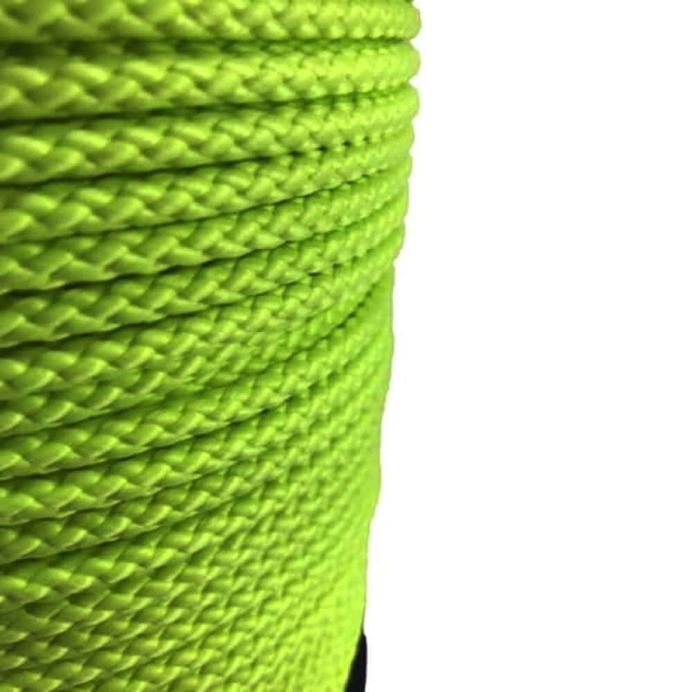 Timber Yellow Rope Fluorescent Yellow Braided Polypropylene Tie Down Rope – Decking Rope ...