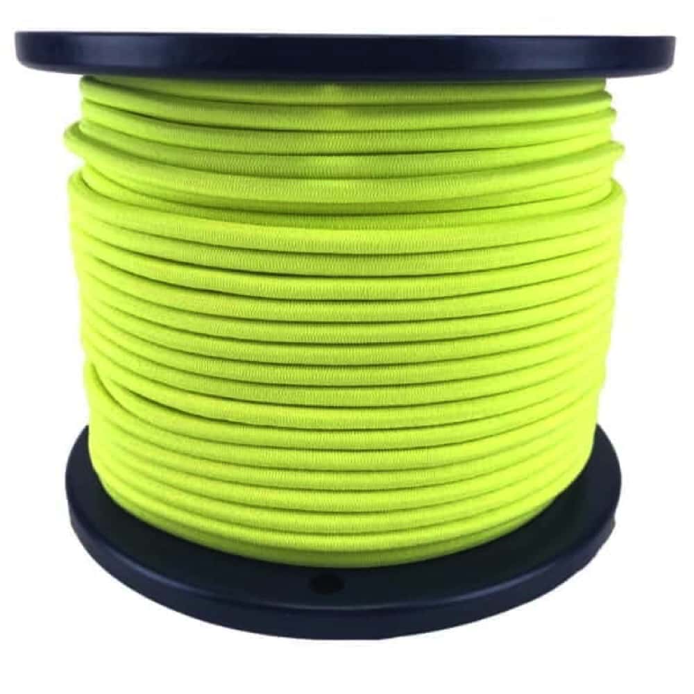 Fluorescent Yellow Elastic Shock Cord Tie Down Rope – Decking Rope Fittings