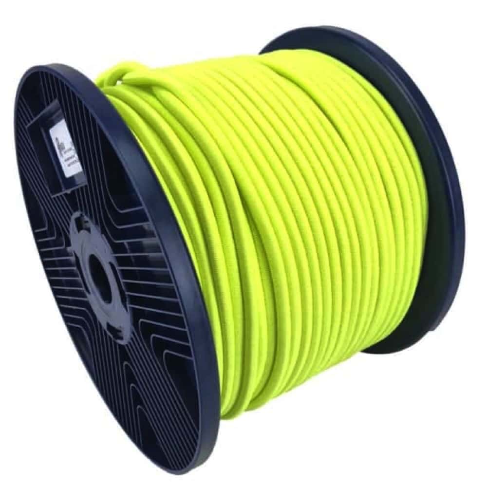 Fluorescent Bulb Rope Support Fluorescent Yellow Elastic Shock Cord Tie Down Rope – Decking Rope Fittings