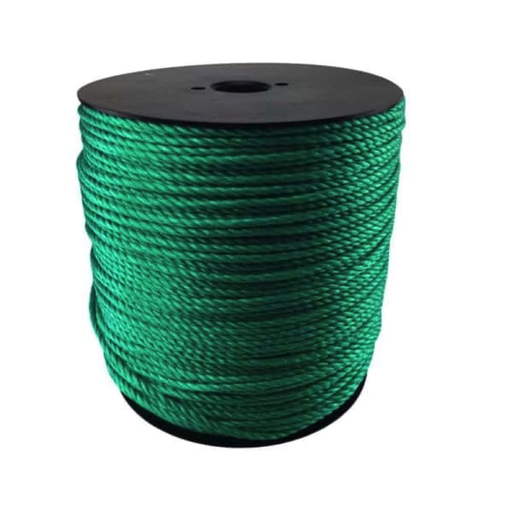 Green Polypropylene Tie Down Rope