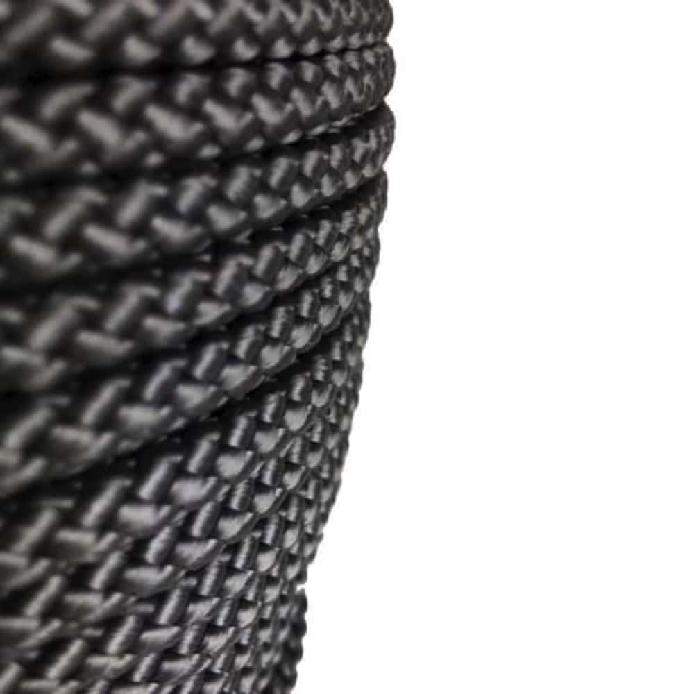 Grey Braided Polypropylene Tie Down Rope