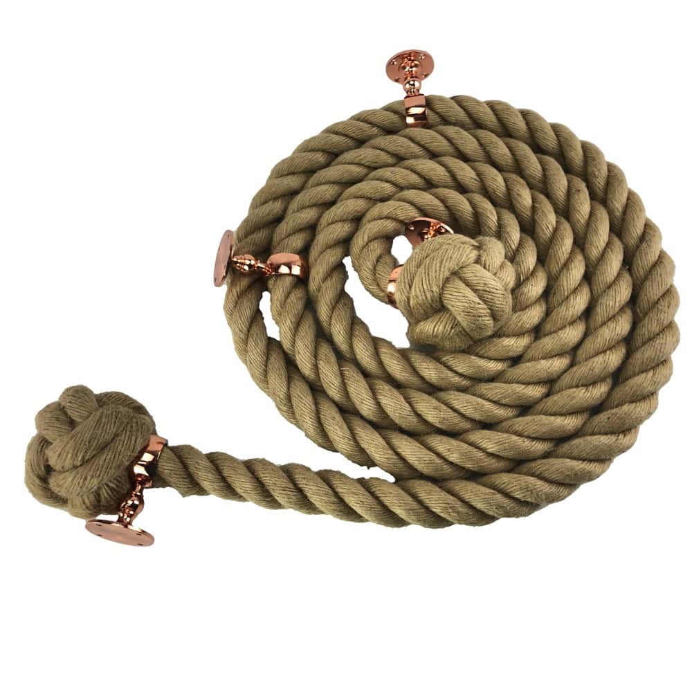 Natural Jute Outdoor Handrail Rope | Handmade | Fast Delivery – Decking ...