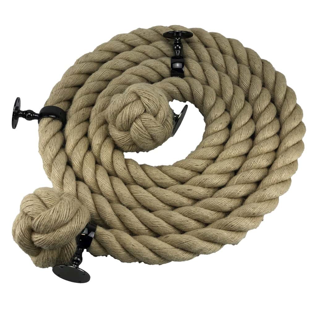 Natural Jute Outdoor Handrail Rope | Handmade | Fast Delivery – Decking ...
