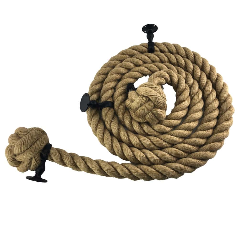 Natural Jute Outdoor Handrail Rope | Handmade | Fast Delivery – Decking ...