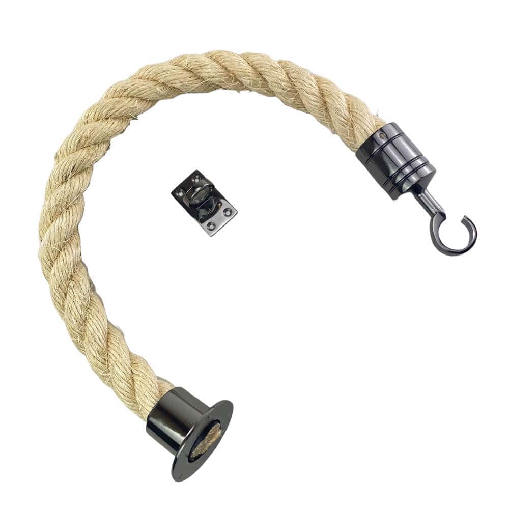 Cup Per Rope Natural Sisal Decking Rope Balustrade With Cup, Hook & Eye Plate ...