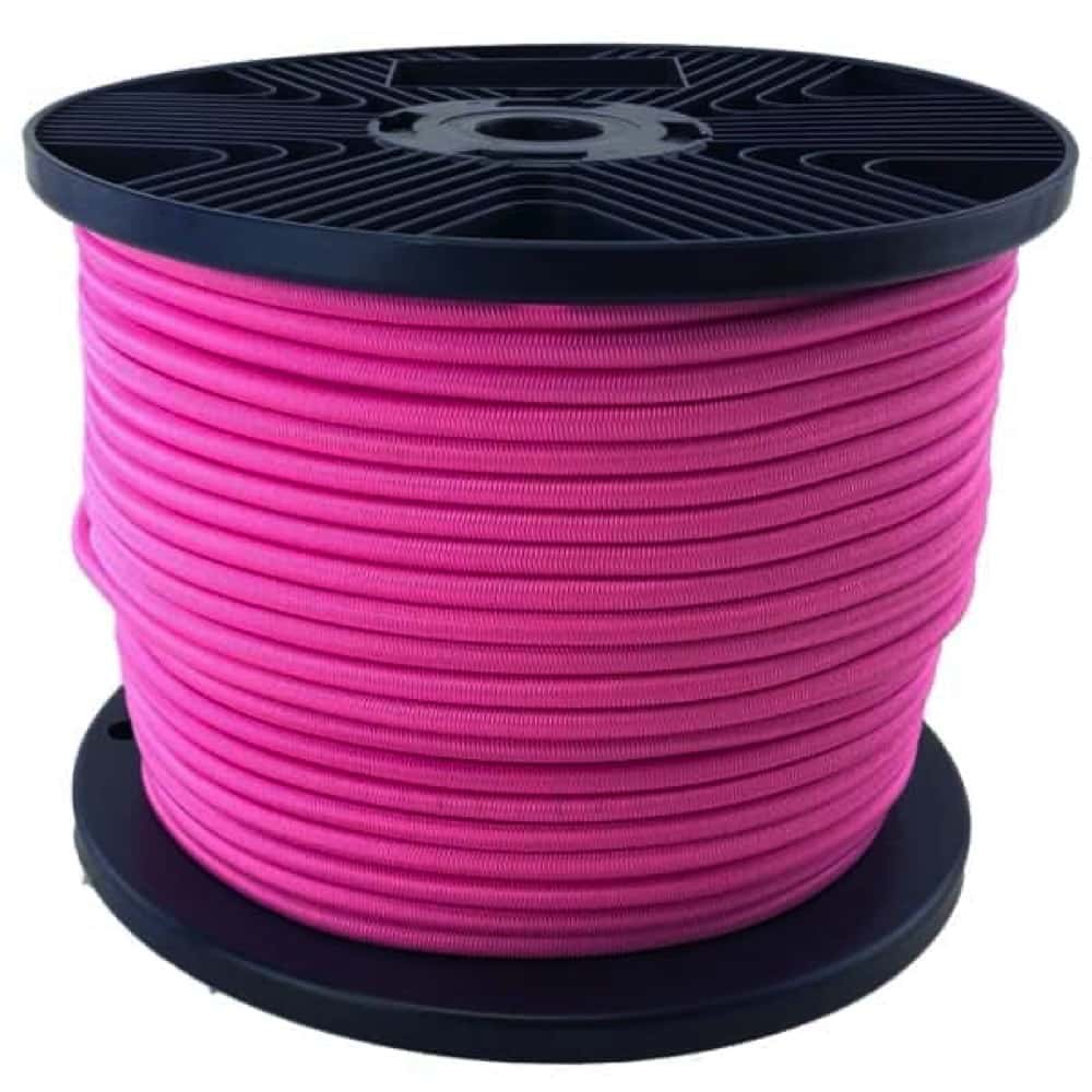 Pink Ropes Durable Pink Elastic Shock Cord Tie Down Rope – Decking Rope Fittings