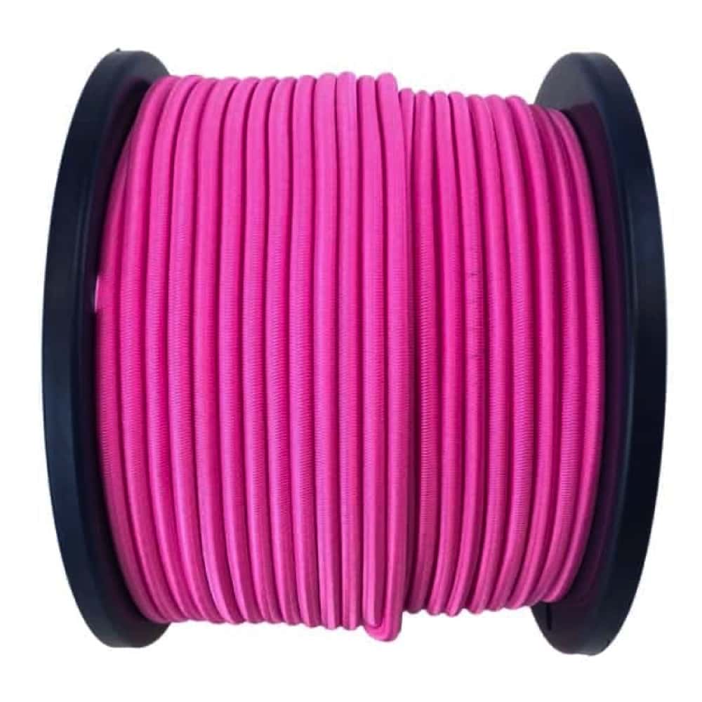 Pink Elastic Shock Cord Tie Down Rope