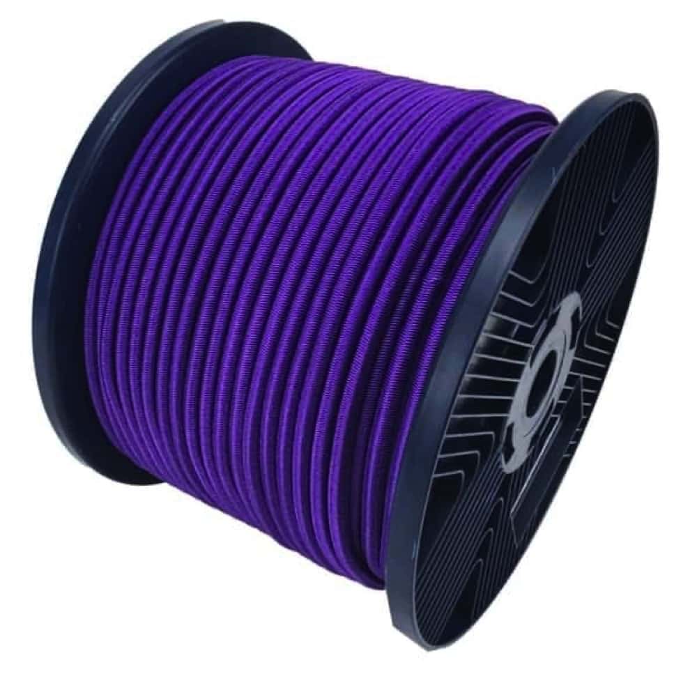 Purple Elastic Shock Cord Tie Down Rope