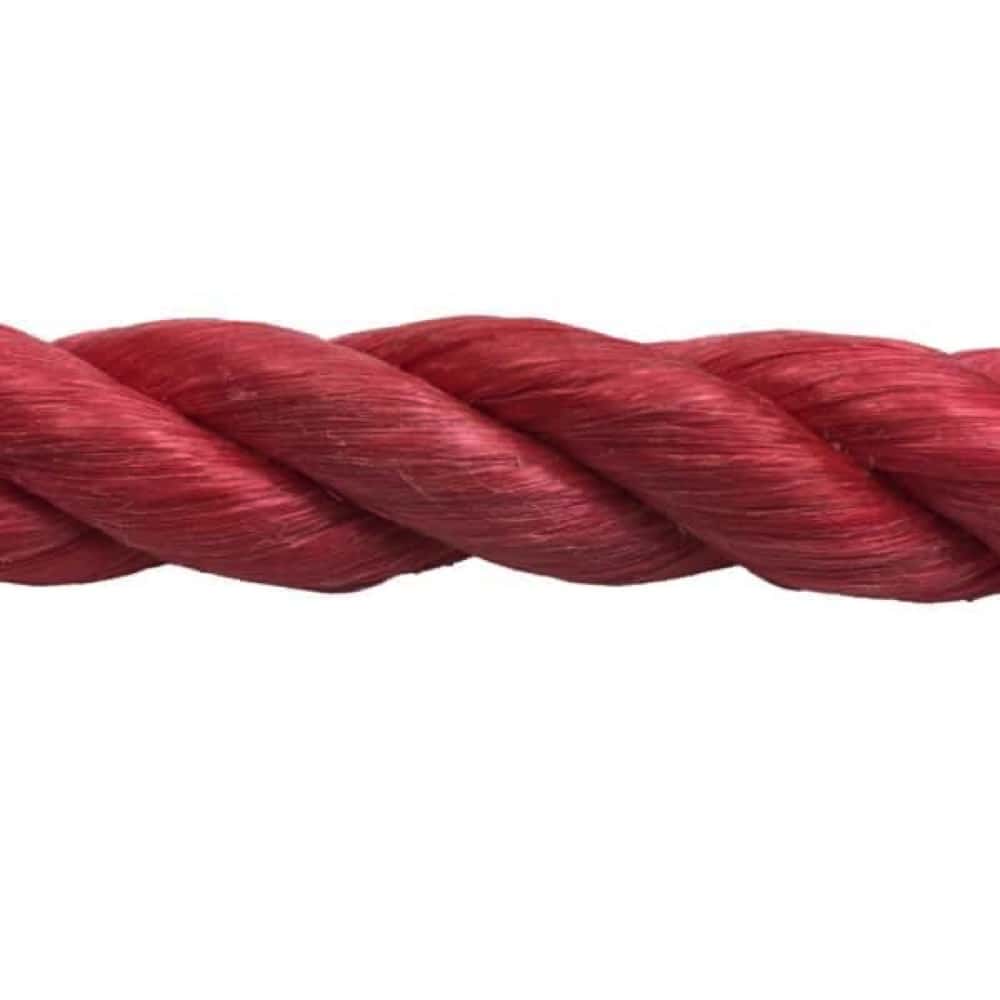 Red Polypropylene Tie Down Rope – Decking Rope Fittings