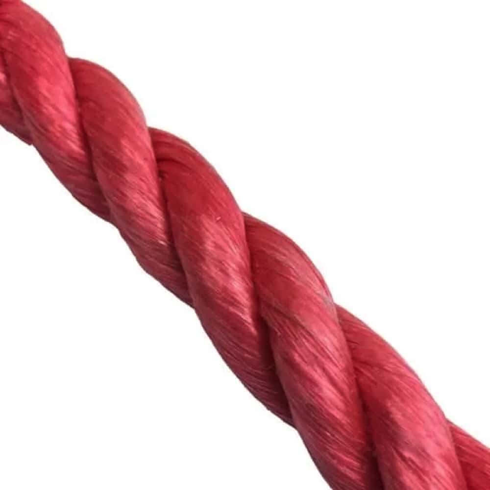 Red Polypropylene Tie Down Rope