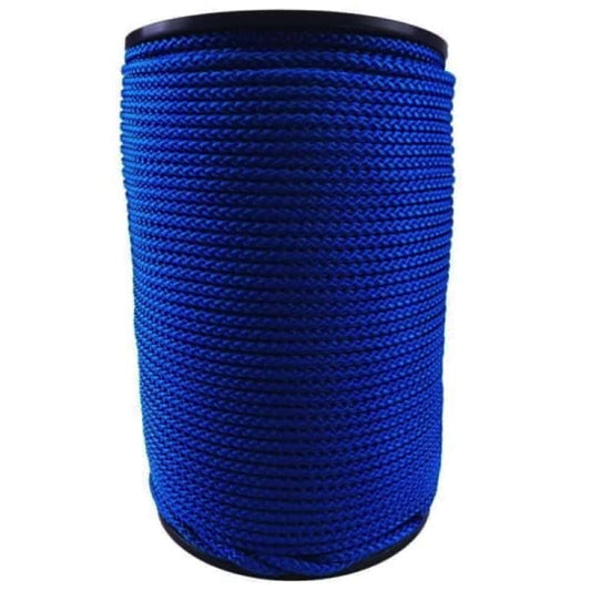 Royal Blue Braided Polypropylene Tie Down Rope
